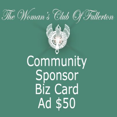 WCOF Yearbook Sponsor Business card ad