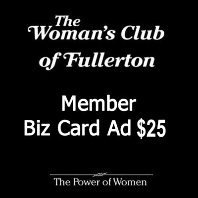 WCOF Member Yearbook ad business card