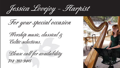 Jessica Lovejoy Harpist