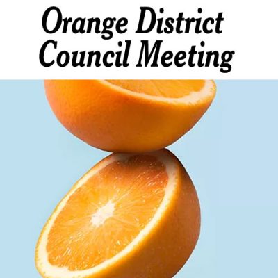 Orange District Council Meeting