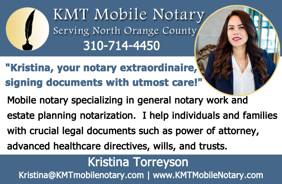 KMT Mobile Notary Fullerton CA