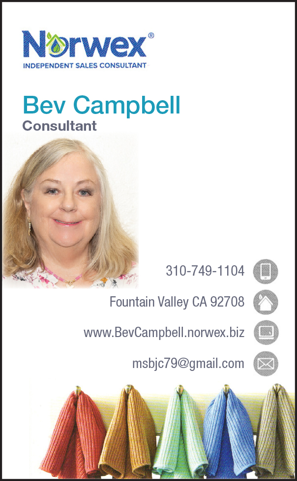 Bev Campbell Ad 2026 Norwex Bev Campbell