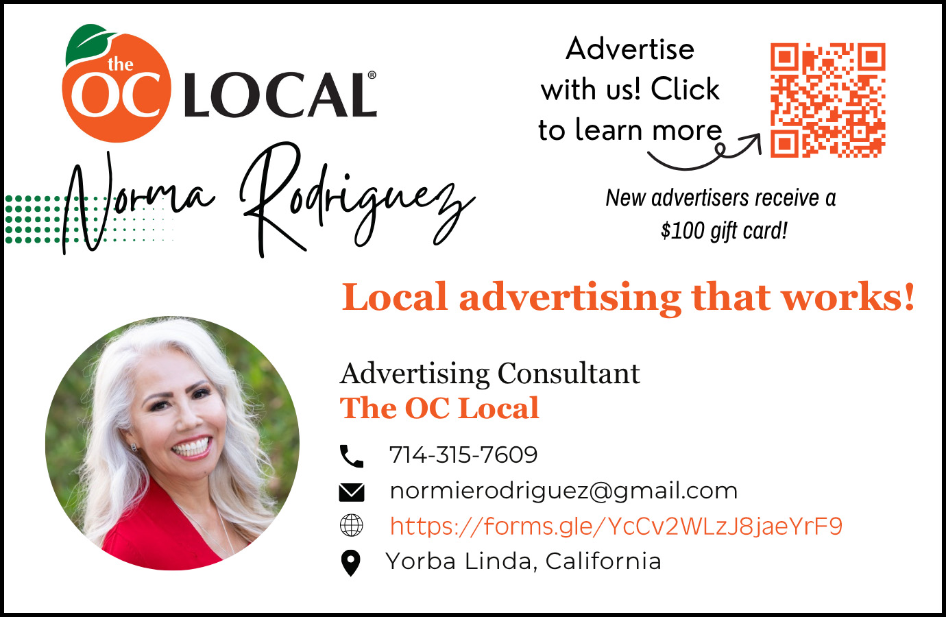 Norma - WCOF Ad - 1 OC Local Magazine